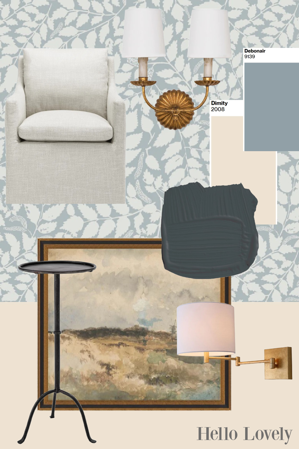 Get the look of Hello Lovely's timeless tranquil European inspired aesthetic with these furniture and decor finds. #europeancountry #timelessinteriors
