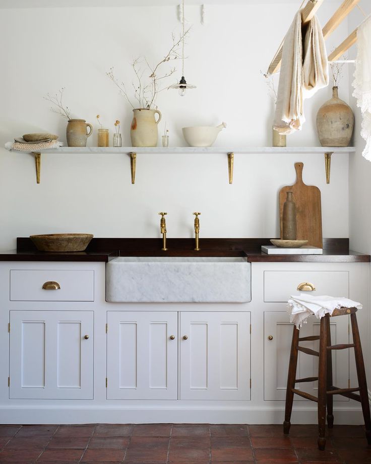 deVOL bespoke kitchen in the Scullery of Cotes Mill.