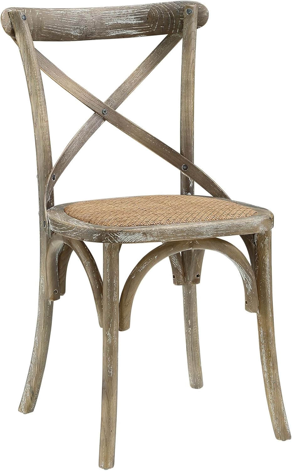 Cross back dining chair