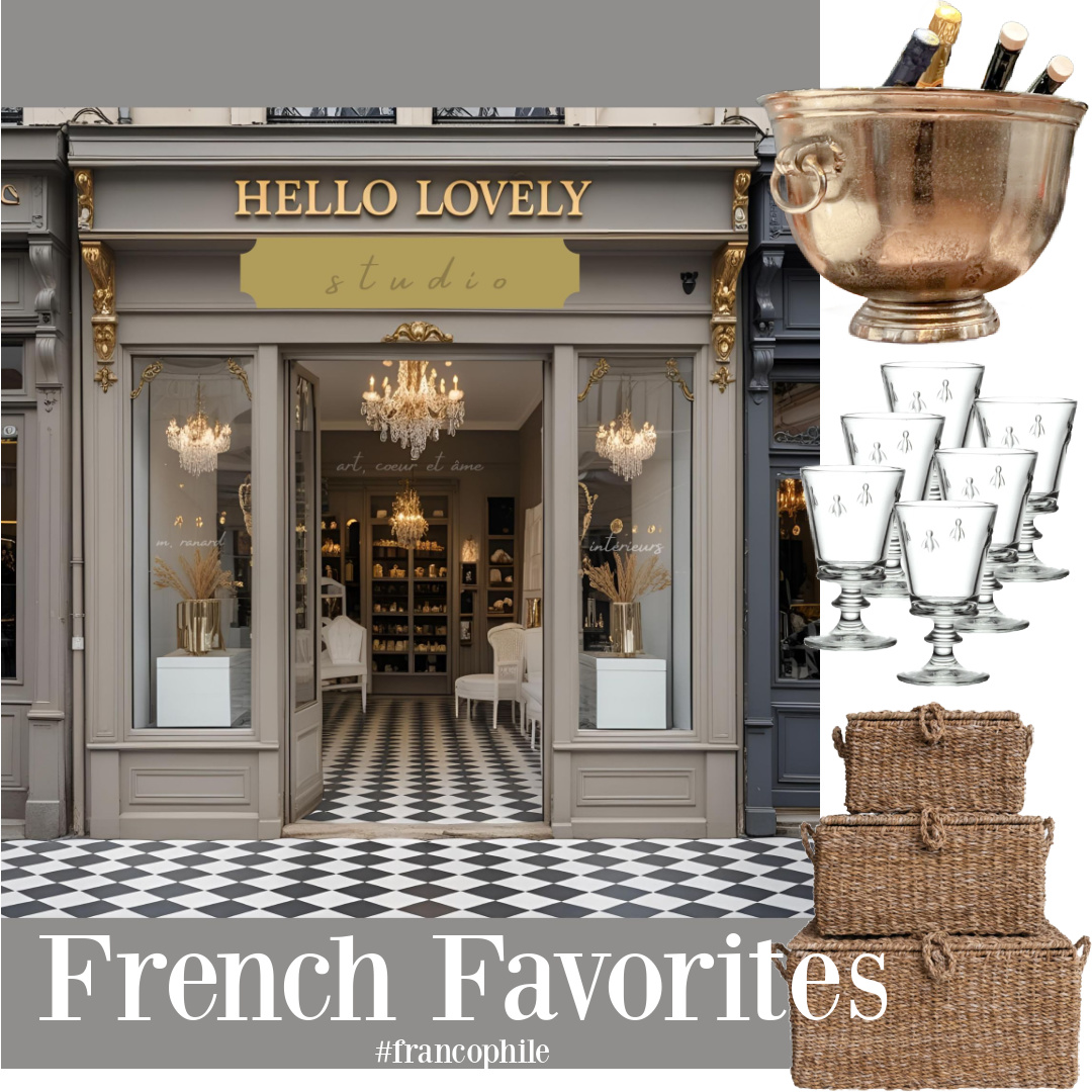 French favorites - finds for Francophiles on Hello Lovely Studio. #frenchbaskets #francophile