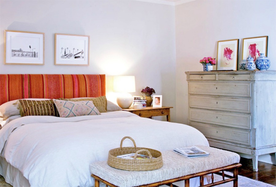 Bedroom. Gorgeous interior in Reese Witherspoon's Home Again movie.